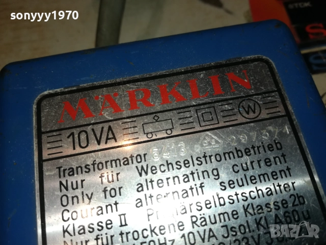 MARKLIN TRAFO 6413-MADE IN WESTERN GERMANY ВНОС SWISS 130925139, снимка 13 - Друга електроника - 51703902