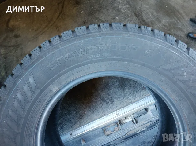 4бр.зимни NOKIAN 235/65/16C 121R DOT 3421, снимка 6 - Гуми и джанти - 48597895