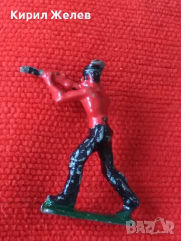 Стара ОЛОВНА ФИГУРКА ДЕТСКА ИГРАЧКА ОЛОВЕН ВОЙНИК РЪЧНО ОЦВЕТЕН За КОЛЕКЦИЯ ПОДАРЪК ВОЙНИЧЕ 40831, снимка 8 - Колекции - 46959987