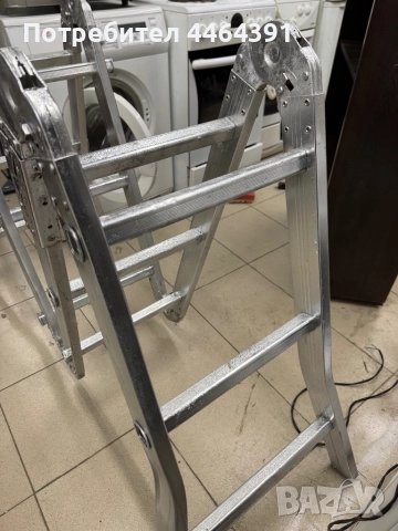 Сгъваема алуминиева стълба , снимка 7 - Железария - 52838016