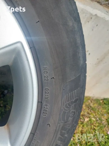 Оригинални джанти Нисан 17 цола с летни гуми Мишелин 215/65/R17, снимка 6 - Гуми и джанти - 53887431