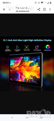 FASTWD Android 14 таблет 10-инчов таблет компютър 5G WiFi 36(12+24) GB RAM + 128GB ROM , снимка 8 - Таблети - 51988946