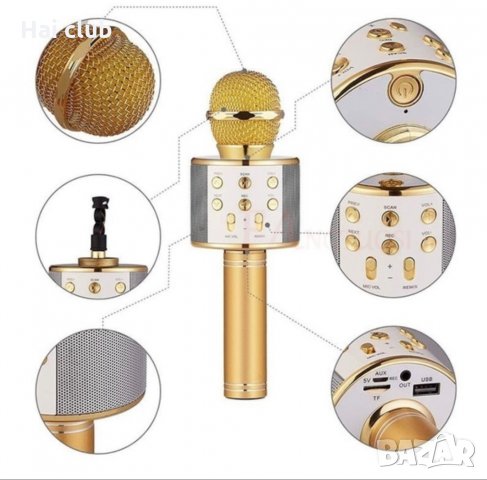 Микрофон Bluetooth, снимка 3 - Микрофони - 30879836