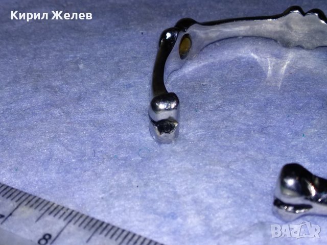 ДИЗАЙНЕРСКИ ВИНТИДЖ АРТ МОДЕЛ ГРИВНА ЛЕГИРАНА БЛАГОРОДНА НЕРЪЖДАЕМА СТОМАНА 38047, снимка 8 - Гривни - 40856304