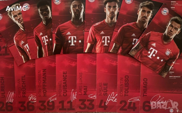 Байерн Мюнхен - сезон 2019/20 картички, снимка 4 - Фен артикули - 54099124