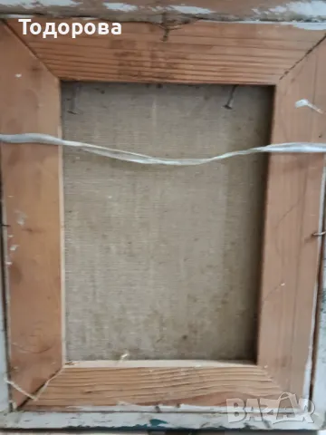 Авторска картина-Карта в синьо-Ирена Парашкевова, снимка 2 - Картини - 47295117