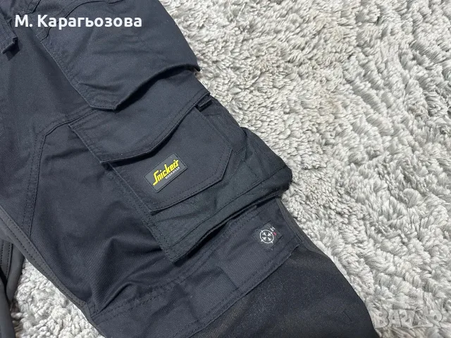 Нови! Snickers 6241 AllroundWork Stretch Trousers, Размер 52, снимка 5 - Панталони - 55970866