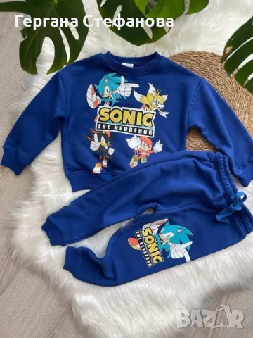 Комплект Соник Размери -3/4г.4/5г.5/6г.7/8г.9/10г. Цена -35 лв, снимка 1