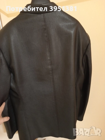 Мъжко кожено сако., снимка 5 - Сака - 52504382