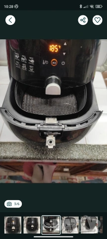 Air fryer Philips/ фритюрник с горещ въздух Филипс, снимка 3 - Фритюрници - 53069927
