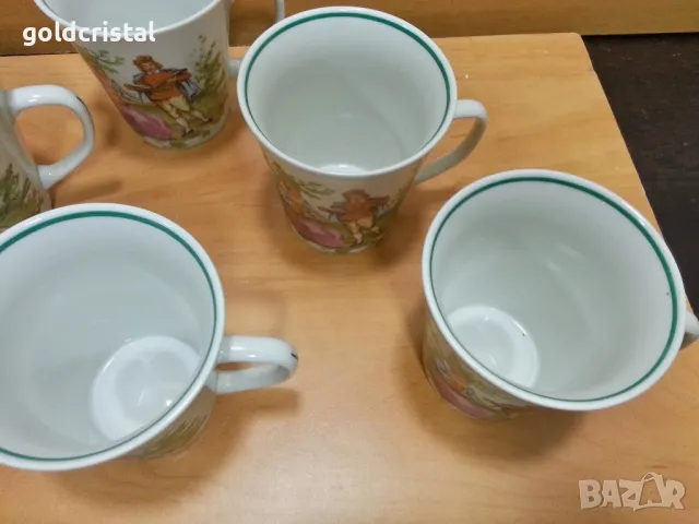 Стар полски порцелан чаши за чай , снимка 10 - Антикварни и старинни предмети - 49691225