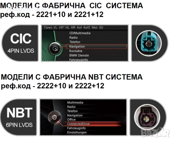 BMW 5 F10 F11 2010-2012 CIC 10.25″ – Навигация 2221+10, снимка 3 - Навигация за кола - 50624736