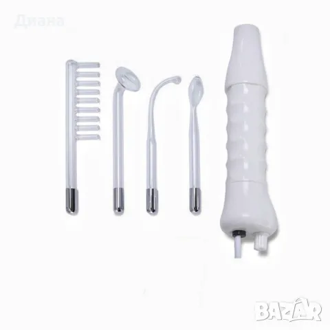 Козметичен уред за лице дарсонвал с антибактериално действие / Брой приставки – 4 приставки, снимка 1