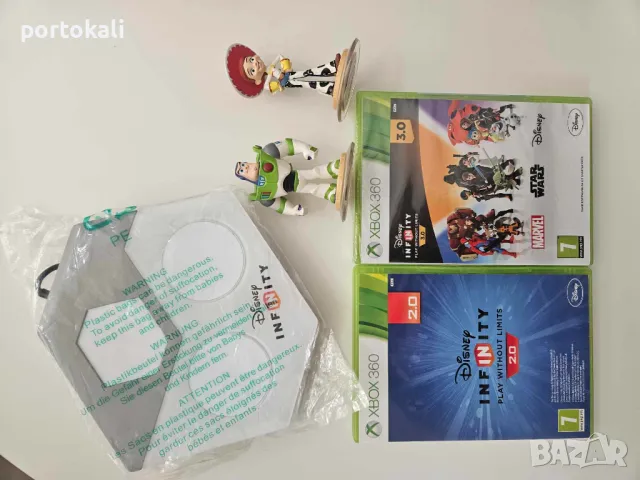 XBOX 360 Disney Infinity комплект 2 игри фигурки портал, снимка 4 - Игри за Xbox - 49587892