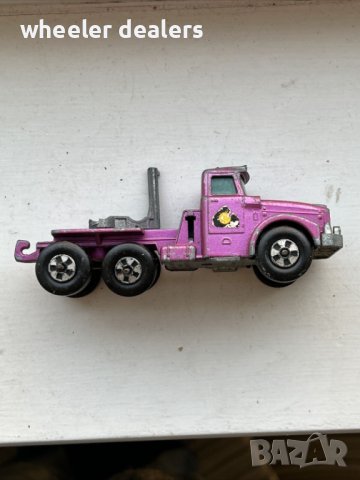 Метална количка Matchbox Scammell Contractor Pipe, снимка 6 - Колекции - 39977628