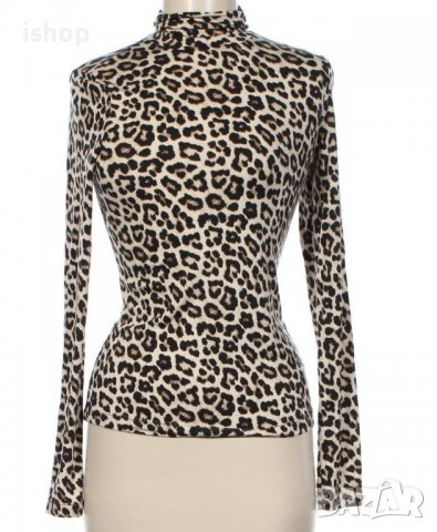 Дамска Блуза Леопардов Принт, снимка 2 - Блузи с дълъг ръкав и пуловери - 39299186