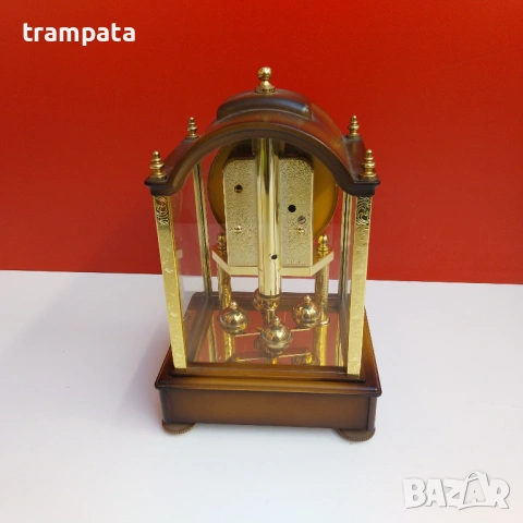 НАЙ ДОБРАТА ОФЕРТА Немски Настолен  кварцов часовник  Hermle , снимка 5 - Други ценни предмети - 53143404