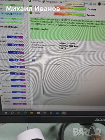 Lenovo 128GB M.2 2242 PCIe NVMe SSD, снимка 3 - Твърди дискове - 53960308