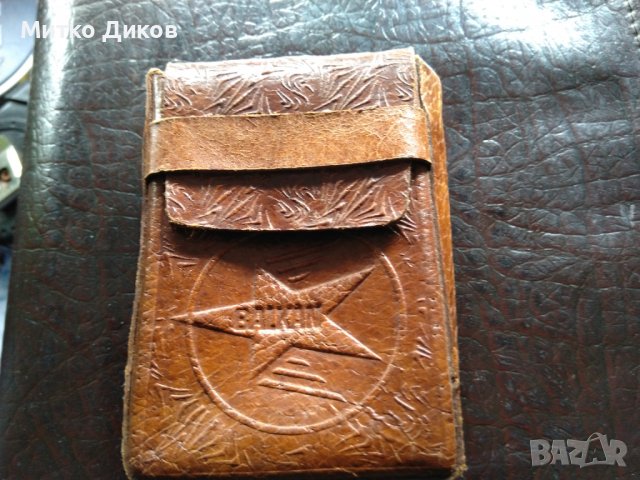 Калъфче за цигари БГА Балкан-естествена кожа, снимка 2 - Табакери - 36779318