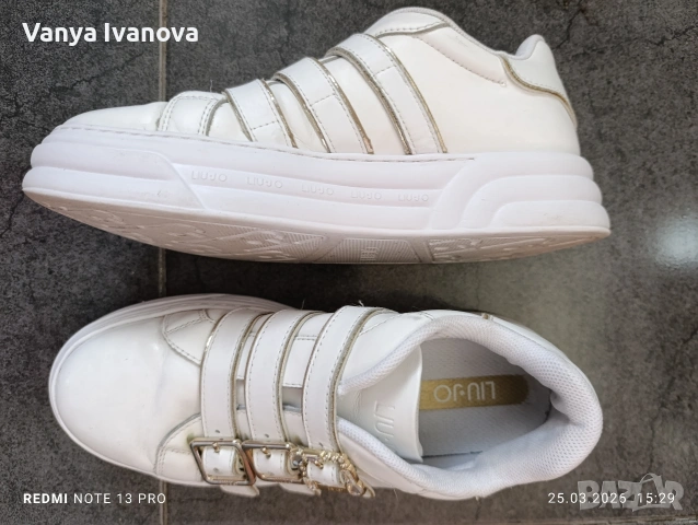 Liu Jo бели обувки естествена кожа 38 , снимка 2 - Дамски ежедневни обувки - 53973818