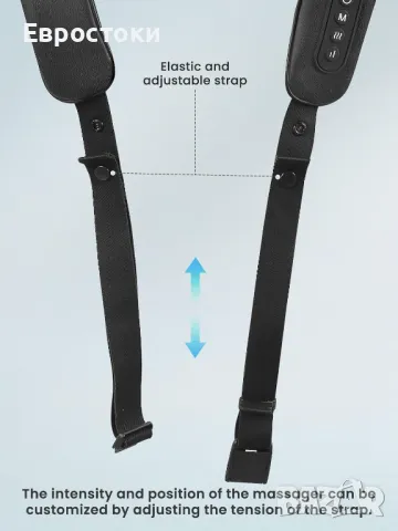 Careboda Безжичен акумулаторен шиацу масажор за гръб и врата, снимка 3 - Масажори - 48524937