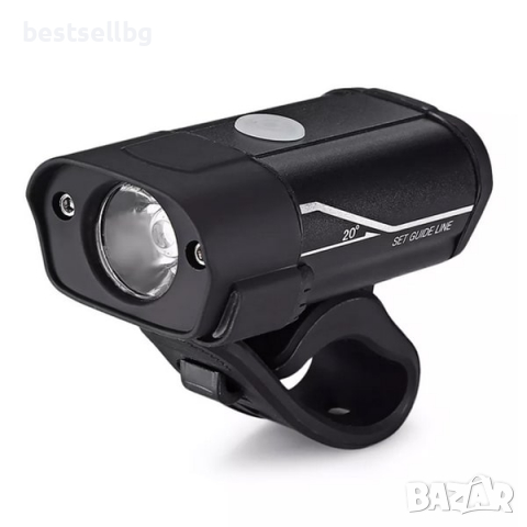Силен LED фар колело зареждащ се USB акумулаторен фенер велосипед, снимка 7 - Аксесоари за велосипеди - 36506681