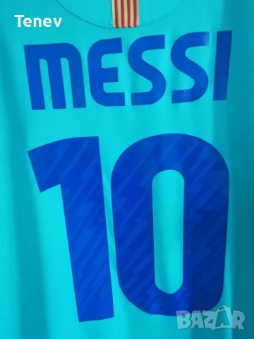 Барселона Меси 2010-2011 Оригинална Тениска Фланелка XL Nike Barcelona Messi Екип, снимка 6 - Тениски - 41692091