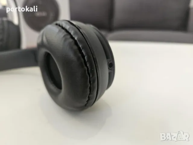 +Гаранция! Нови! Безжични слушалки P47 wireless, Bluetooth, FM, MP3, SD карта памет , снимка 8 - Bluetooth слушалки - 50125046