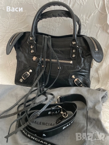 BALENCIAGA чанта естествена кожа, снимка 2 - Чанти - 51633619