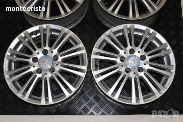 Алуминиеви джанти Mercedes W169 A-Class (2004-2012г.) Mercedes B-Class W245 16 цола 5x112 66.6, снимка 5 - Гуми и джанти - 53932264