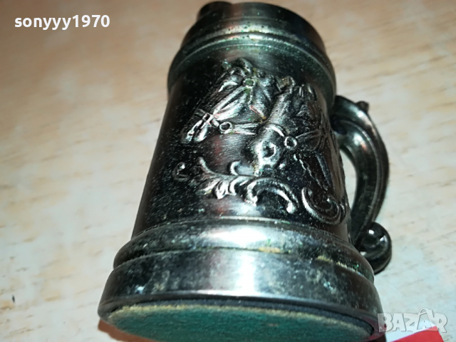 запалка халба с коне-внос англия 2404221104, снимка 11 - Антикварни и старинни предмети - 36549180