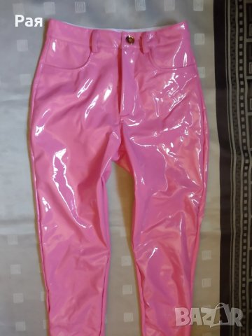 Латексов розов панталон, снимка 2 - Панталони - 50742121