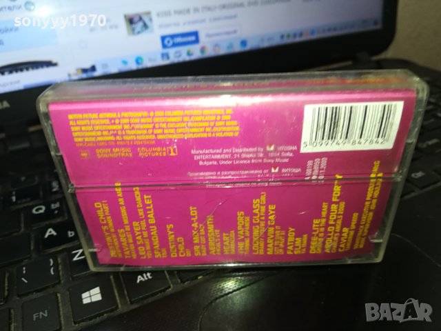 Charlie's Angels-Original Soundtrack лицензна касета-ORIGINAL TAPE 2102241336, снимка 2 - Аудио касети - 44399237