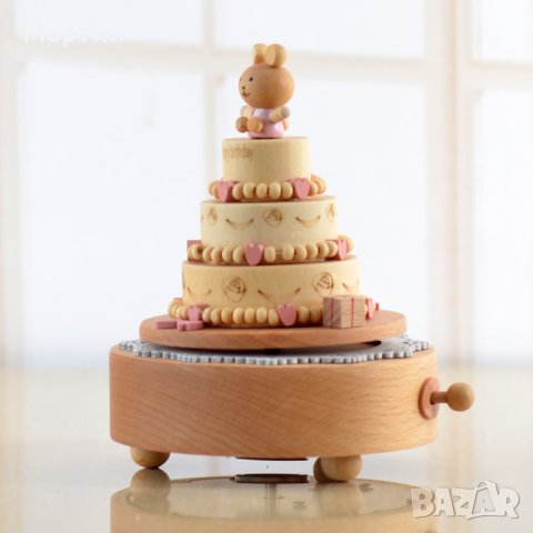 Музикална кутия торта за рожден ден - Чисто нова 