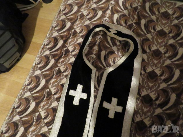 Старинен православен епитрахил за ръкополагане на свещенник от архиерей, богослужение църква, снимка 6 - Антикварни и старинни предмети - 31101756