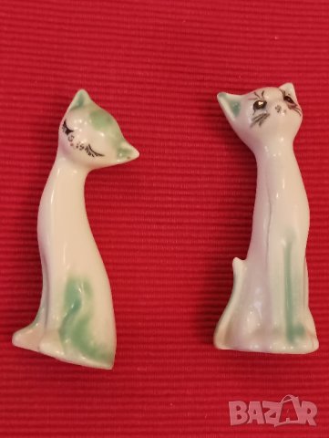 Две порцеланови фигурки, котки. , снимка 5 - Колекции - 44177178