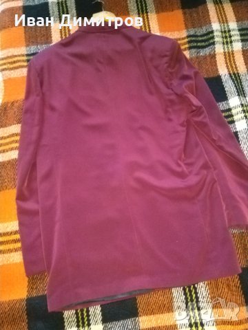 Абитуриентски костюм цвят бордо за висок мъж 2XL, снимка 5 - Костюми - 36598165