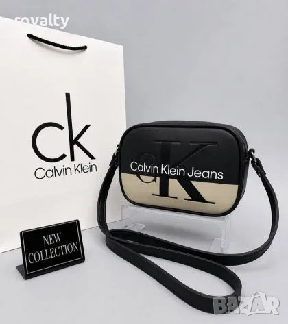 Calvin Klein Jeans Нова Кожена Дамска Чанта Различни Цветове , снимка 2 - Чанти - 55804252