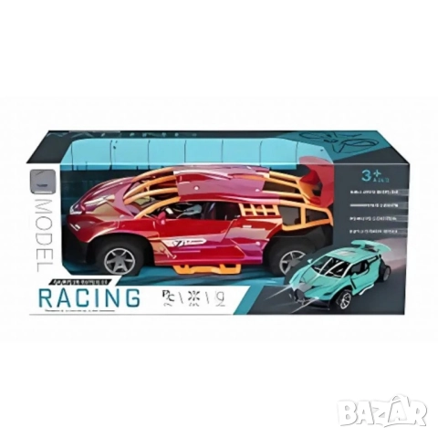 Дистанционно управляема кола с пушек ефект и автоматично отваряне на врати, снимка 5 - Коли, камиони, мотори, писти - 52053415