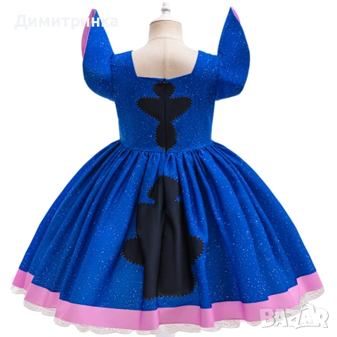 Оригинална рокля на Стич , снимка 2 - Детски рокли и поли - 52813896