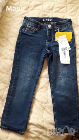 Дънки H&M  за момиче  р-р 98, снимка 3 - Детски панталони и дънки - 34279320