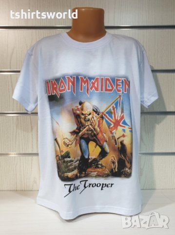 Нова детска тениска на музикалната група Iron Maiden - The Trooper, снимка 1 - Детски тениски и потници - 37176890