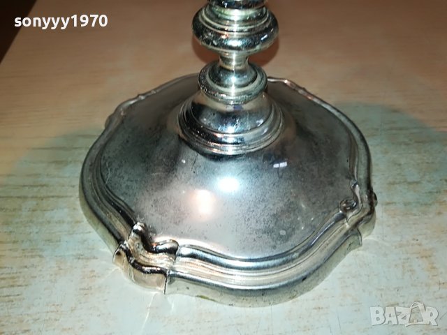 МАСИВЕН СВЕЩНИК ОТ ГЕРМАНИЯ 0104231129L, снимка 8 - Антикварни и старинни предмети - 40213223