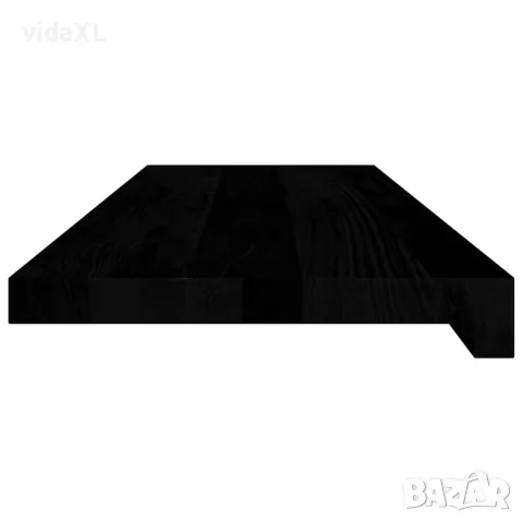 vidaXL Стълбищни стъпала, 4 бр, кафяво-черни, 80x25x2 см, дъб масив, снимка 6 - Изтривалки - 56146873