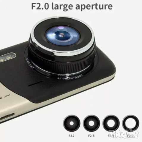 Видеорегистратор с камера за задно виждане WDR Full HD 1080, снимка 6 - Друга електроника - 52853880