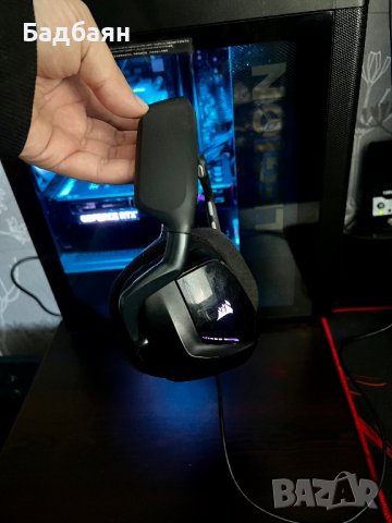 Безжични геймърски слушалки / Corsair VOID RGB ELITE, снимка 2 - Слушалки за компютър - 38403884