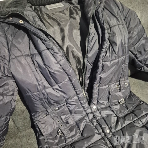 Черно дамско яке с качулка, снимка 2 - Якета - 53304818