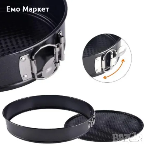 Комплект от 6бр метални форми за торта, снимка 3 - Други - 49277079