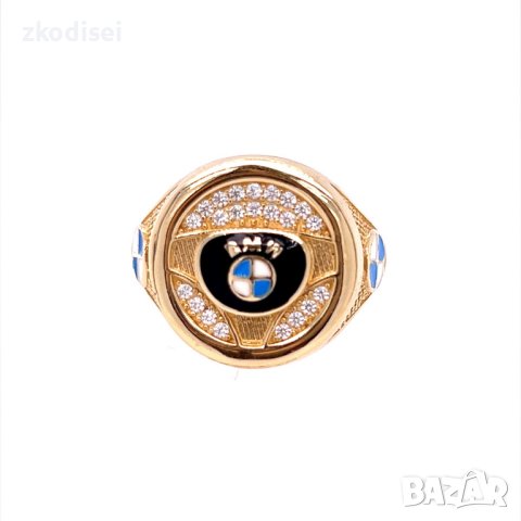 Златен мъжки пръстен 6,92гр. размер:64 14кр. проба:585 модел:20123-1
