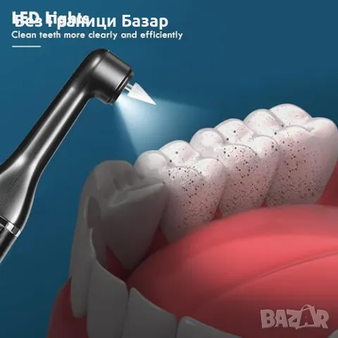 Нов Уред за зъбна плака, петна и избелване с 5 приставки полиране на зъби, снимка 3 - Други - 49965333